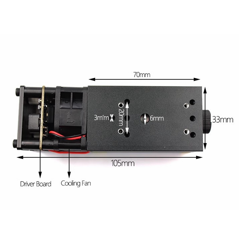 Diode Laser Module - 405nm ~ 850nm Focusable Head Red,