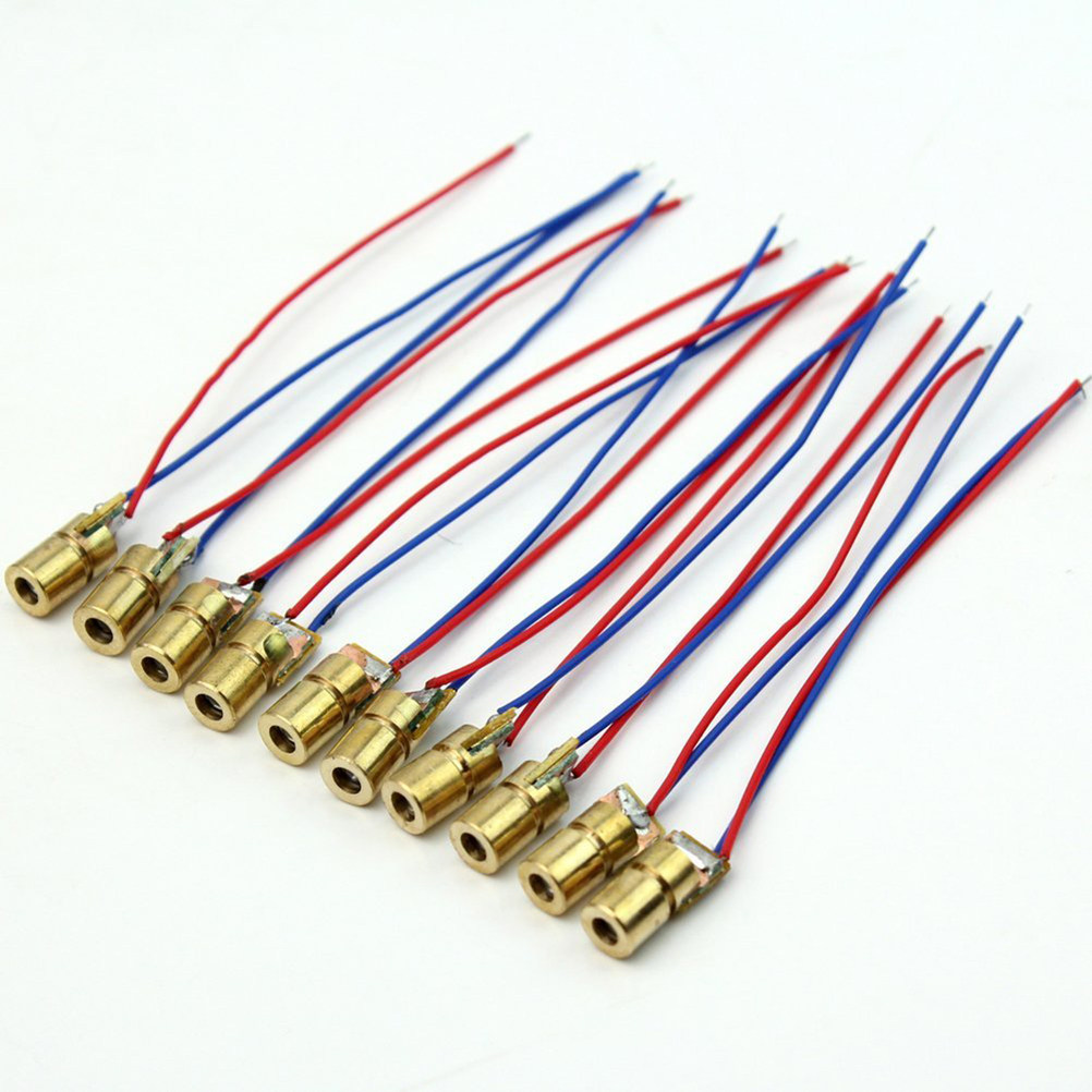 Diode Laser Module - 10pcs Laser 3V 5Mw 650Nm Diode