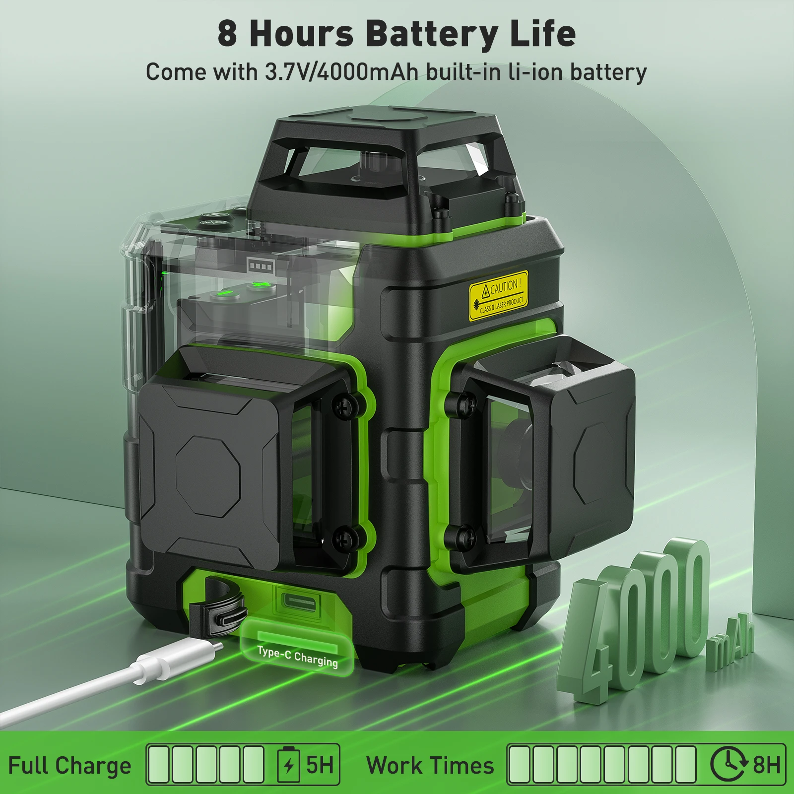 Huepar HM03CG Laser Level Gree - Industrial Laser Level recension och pris