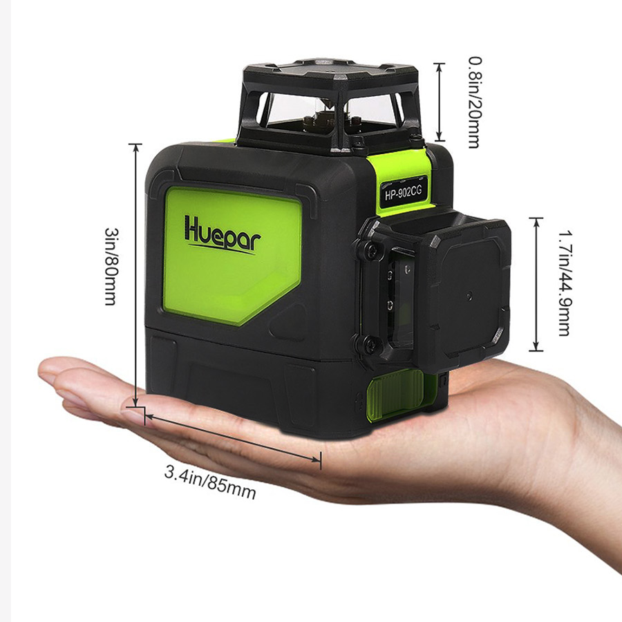 Huepar 902CG 360 Self-leveling - Industrial Laser Level recension och pris