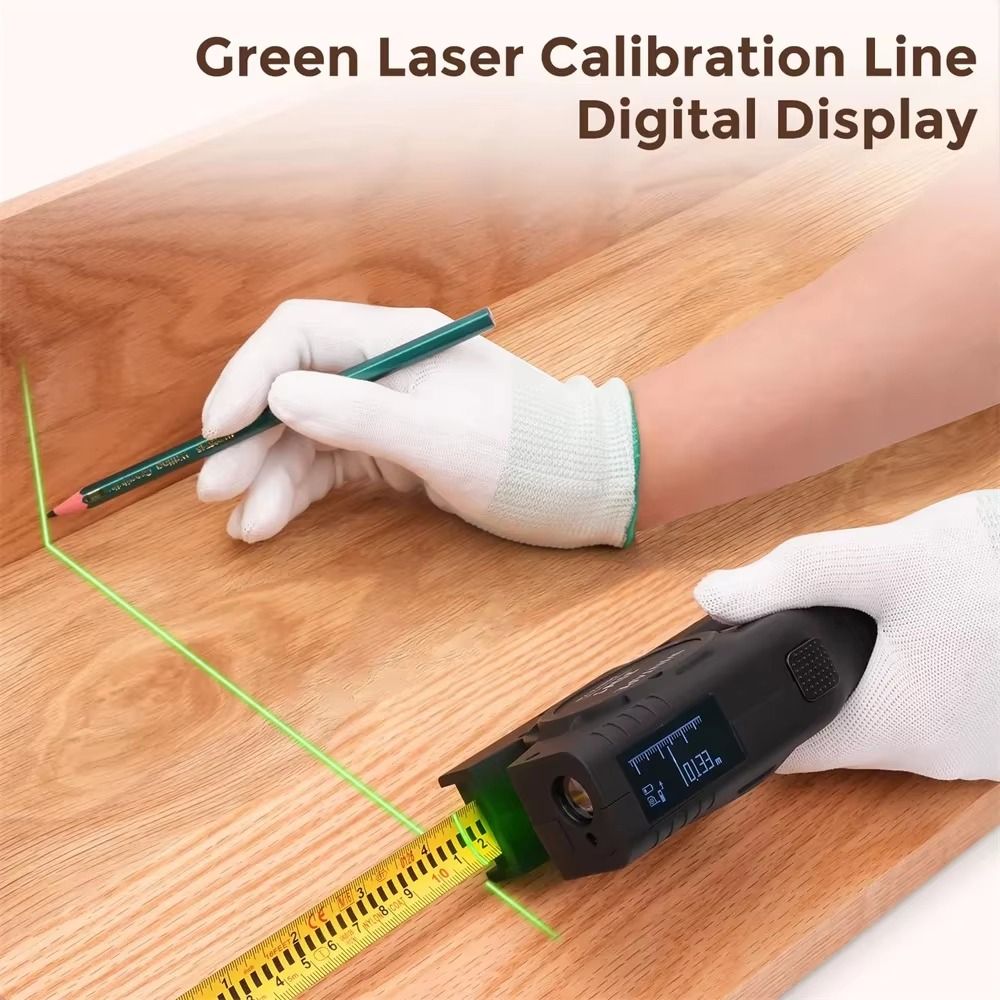 3-in-1 Laser Tape Measure Retr - Industrial Laser Tape Measure recension och pris