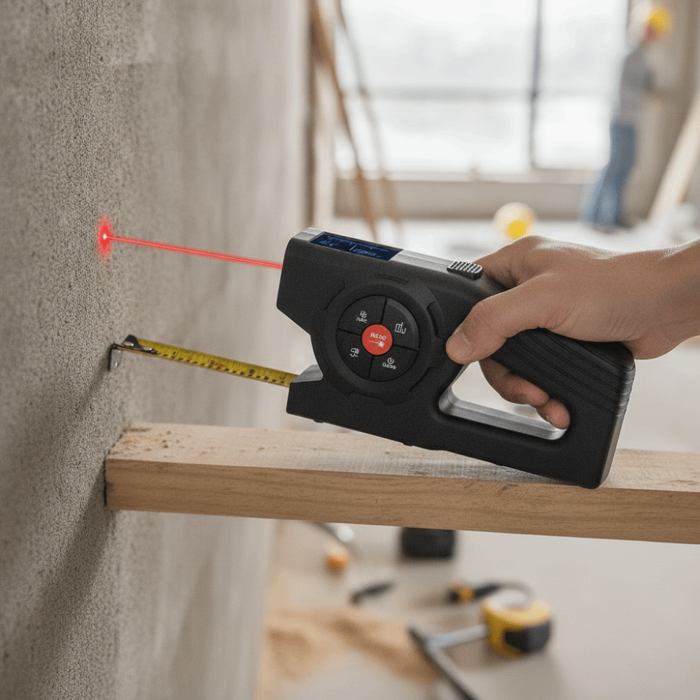 3-in-1 Laser Tape Measure Retr - Industrial Laser Tape Measure recension och pris