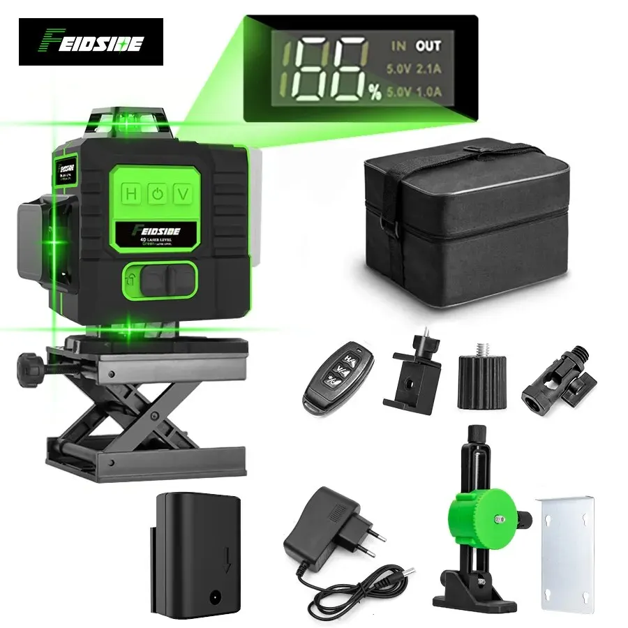 FEIDSIDE 16/12 Lines 4D/3D Las - Industrial Laser Level recension och pris