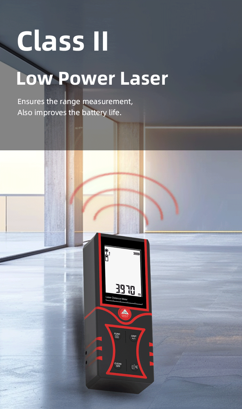 Model GS-16 Industrial Red Las - Industrial Laser Tape Measure recension och pris
