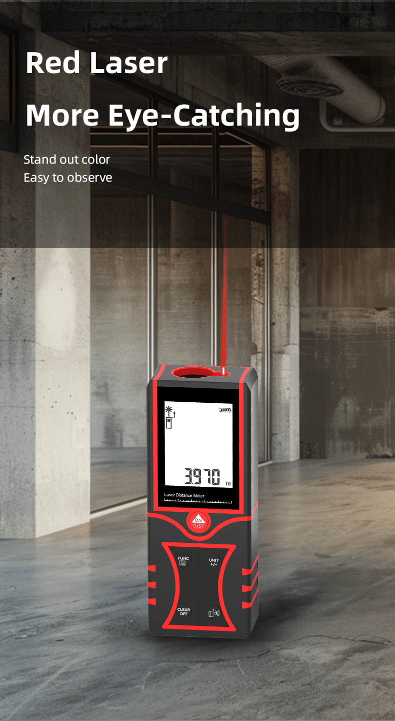 Model GS-16 Industrial Red Las - Industrial Laser Tape Measure recension och pris