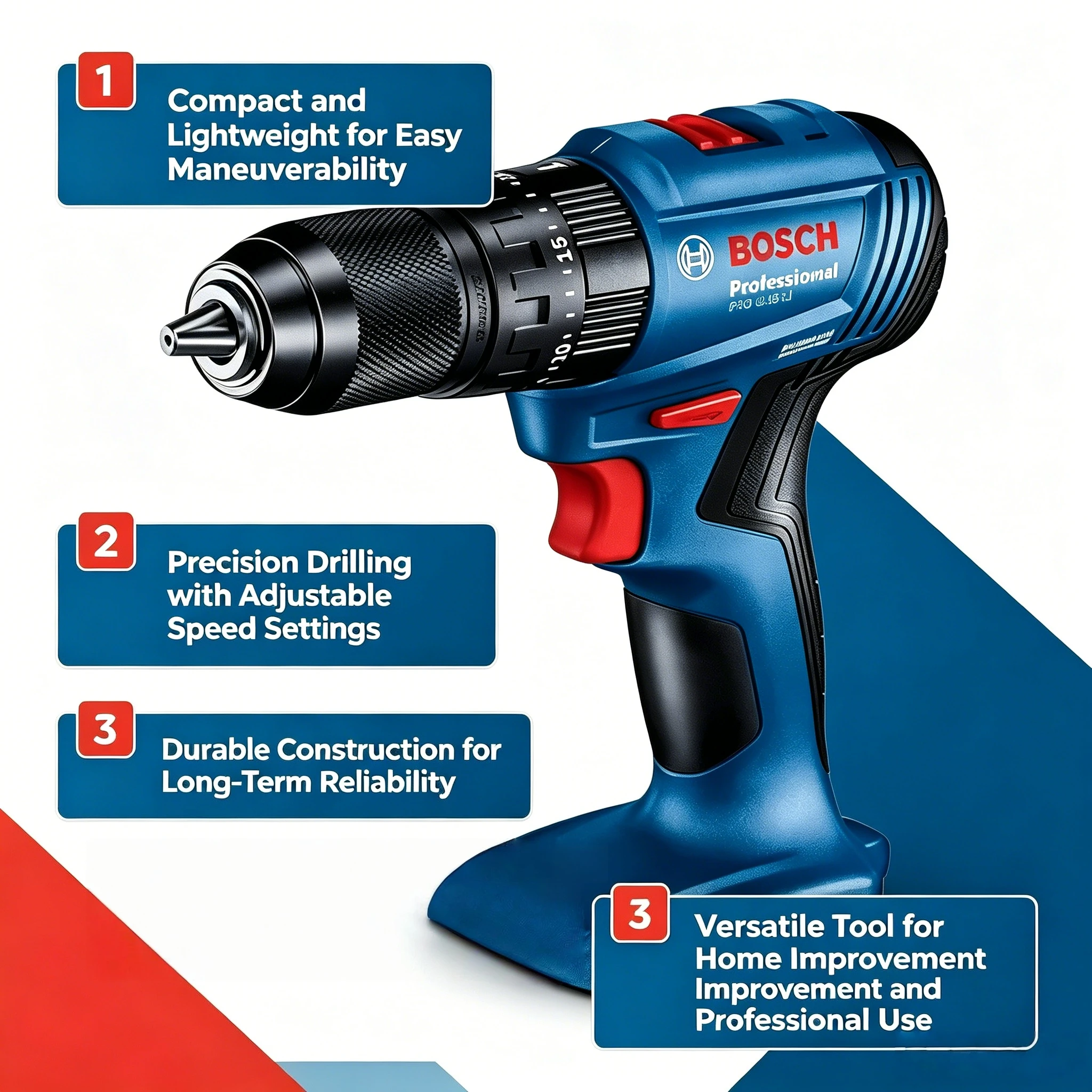 BOSCH GSB 185-LI 18V Brushless - Bosch Drill Gsb 18V recension och pris