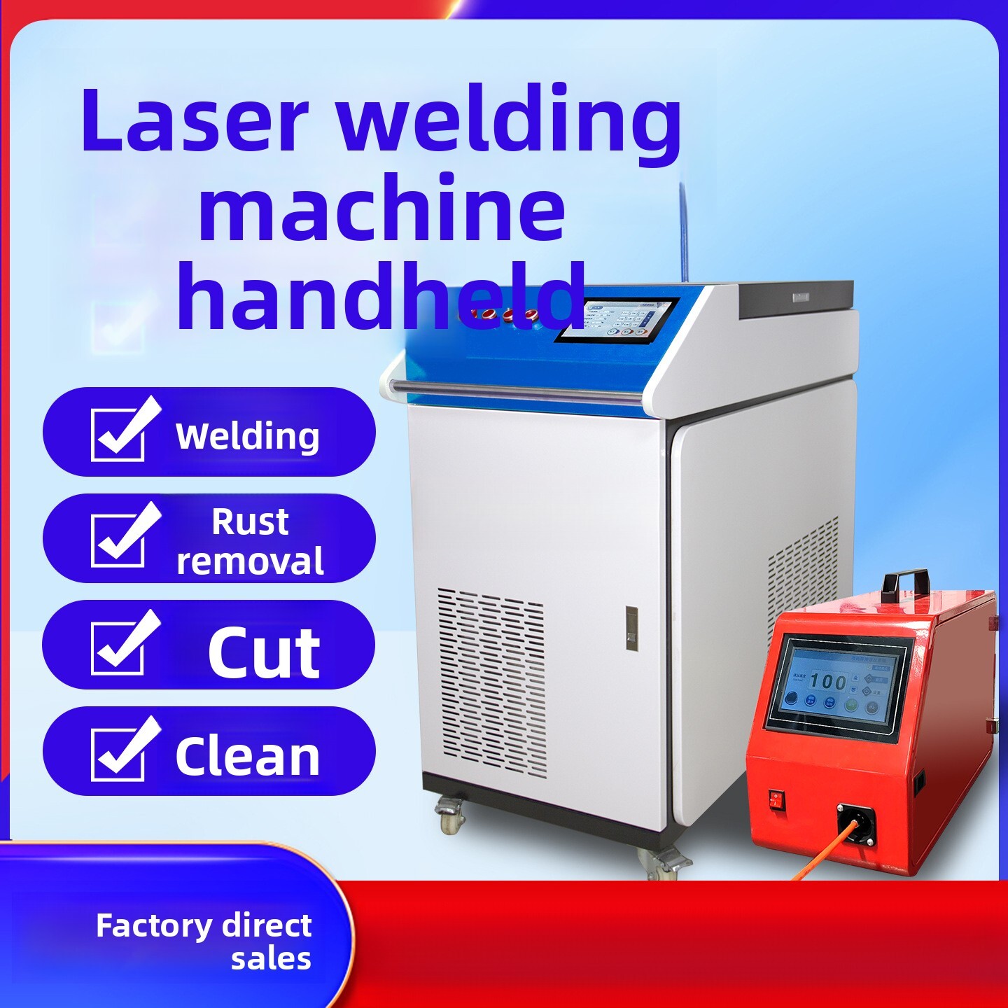 Handheld Industrial Fully Auto - Industrial Handheld Laser Welding Machine recension och pris