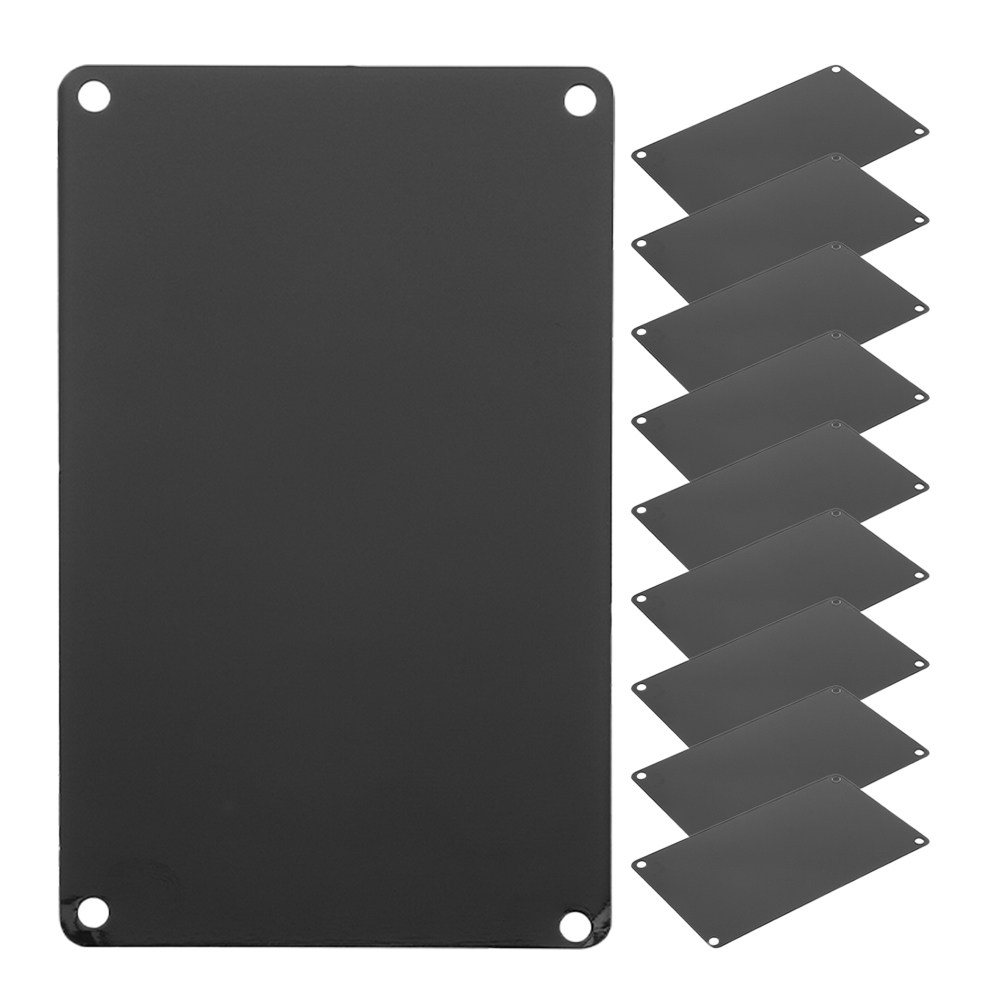10Pcs Blank Aluminum Nameplate - Industrial Laser recension och pris