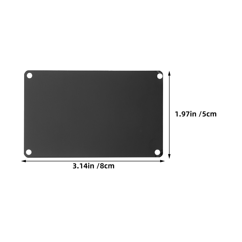 10Pcs Blank Aluminum Nameplate - Industrial Laser recension och pris