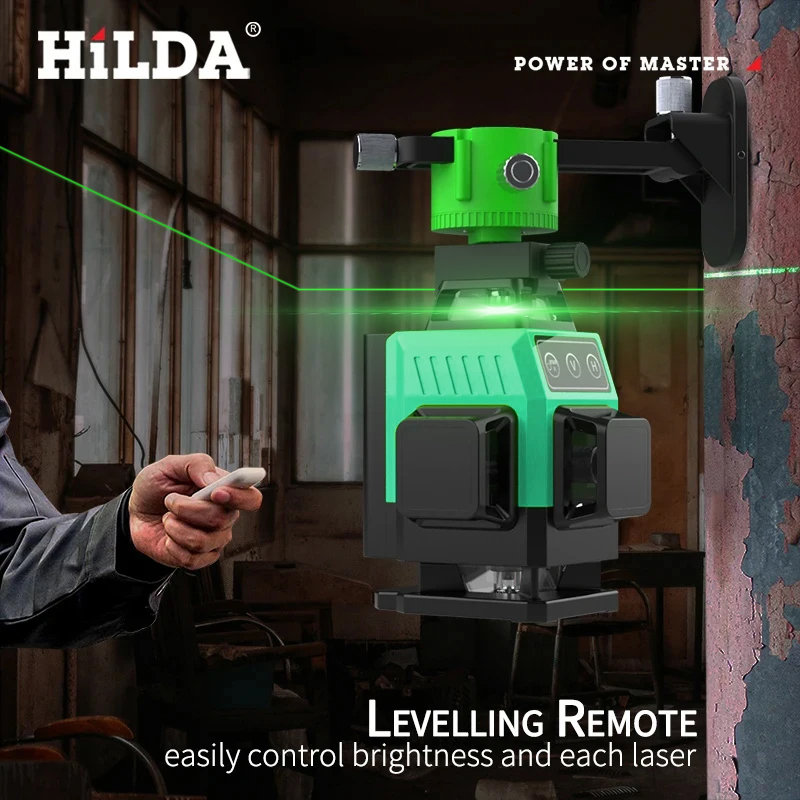 HILDA 12/16 Lines Green Laser  - Industrial Laser Level recension och pris