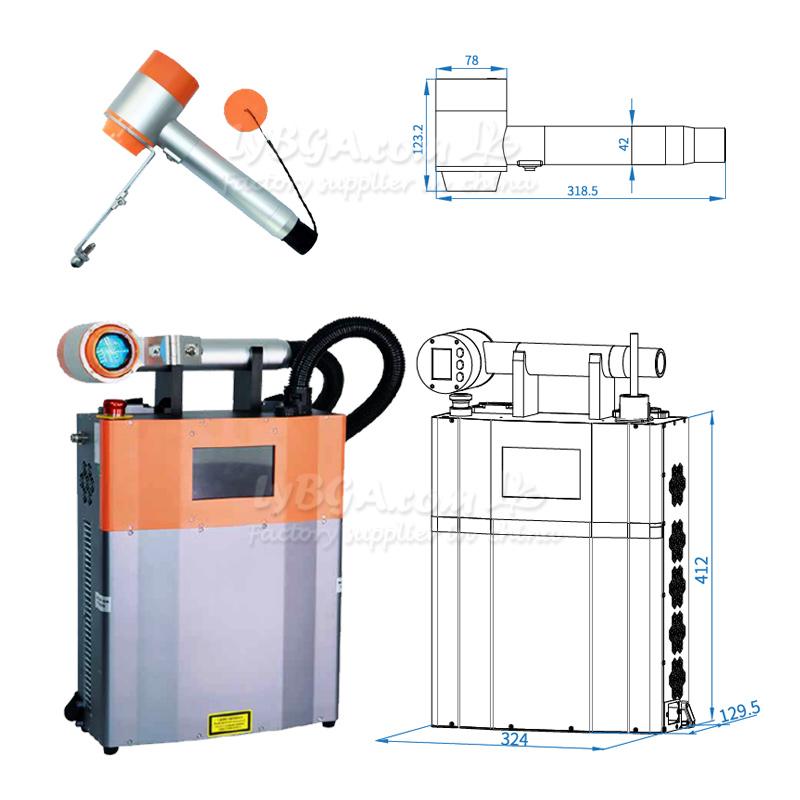 LY-LCG100A 100W Pulsed Laser C - Industrial Laser recension och pris