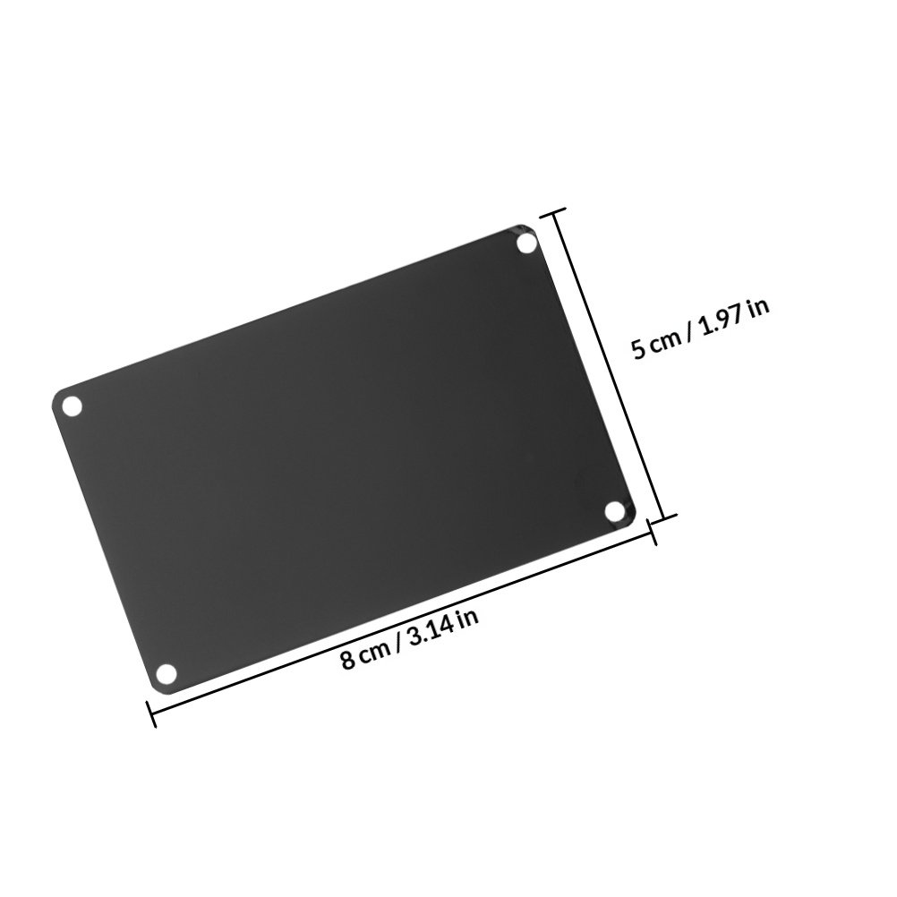 10Pcs Blank Aluminum Nameplate - Industrial Laser recension och pris
