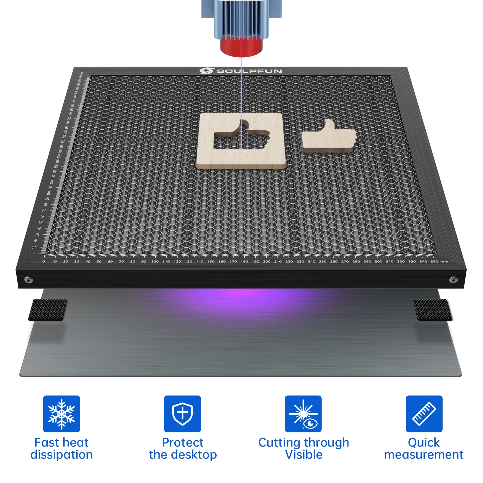 Laser Engraver Work Bed Honeyc - Honeycomb Laser Bed recension och pris