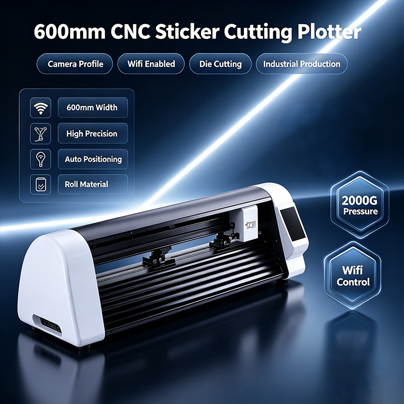 600mm CNC Laser Sticker Cuttin - Industrial Laser recension och pris